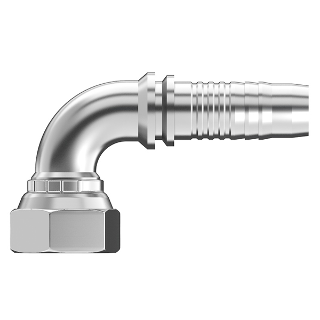 JIC Female 90 Swept Fittings 2 Piece